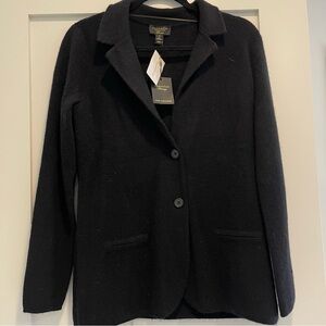 Charter club cashmere knit blazer